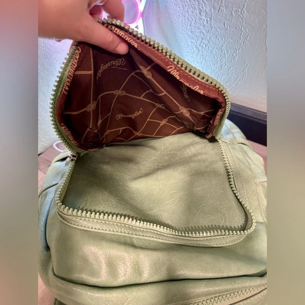 Wrangler Light Green Backpack